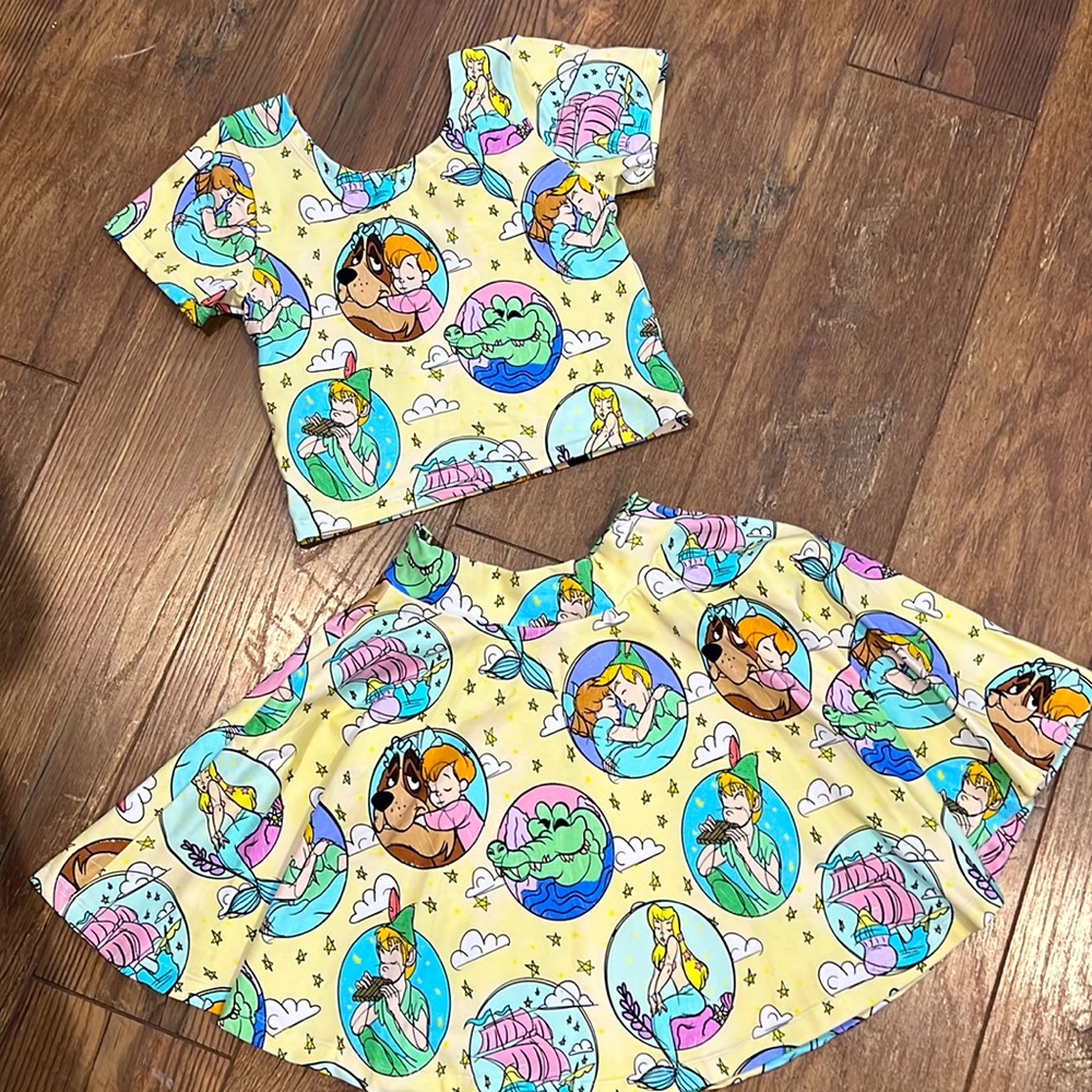 Raising wild sz 12 2pc Peter Pan set